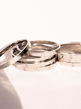 Classic Love Bangle Bracelet in silver  - Women Jewelry